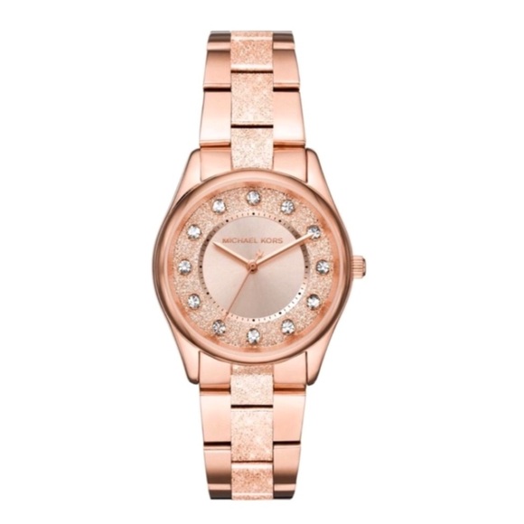 MICHAEL KORS • New Battery Colette Rose Gold Watch MK-6603 Ready to Wear - Picture 1 of 8